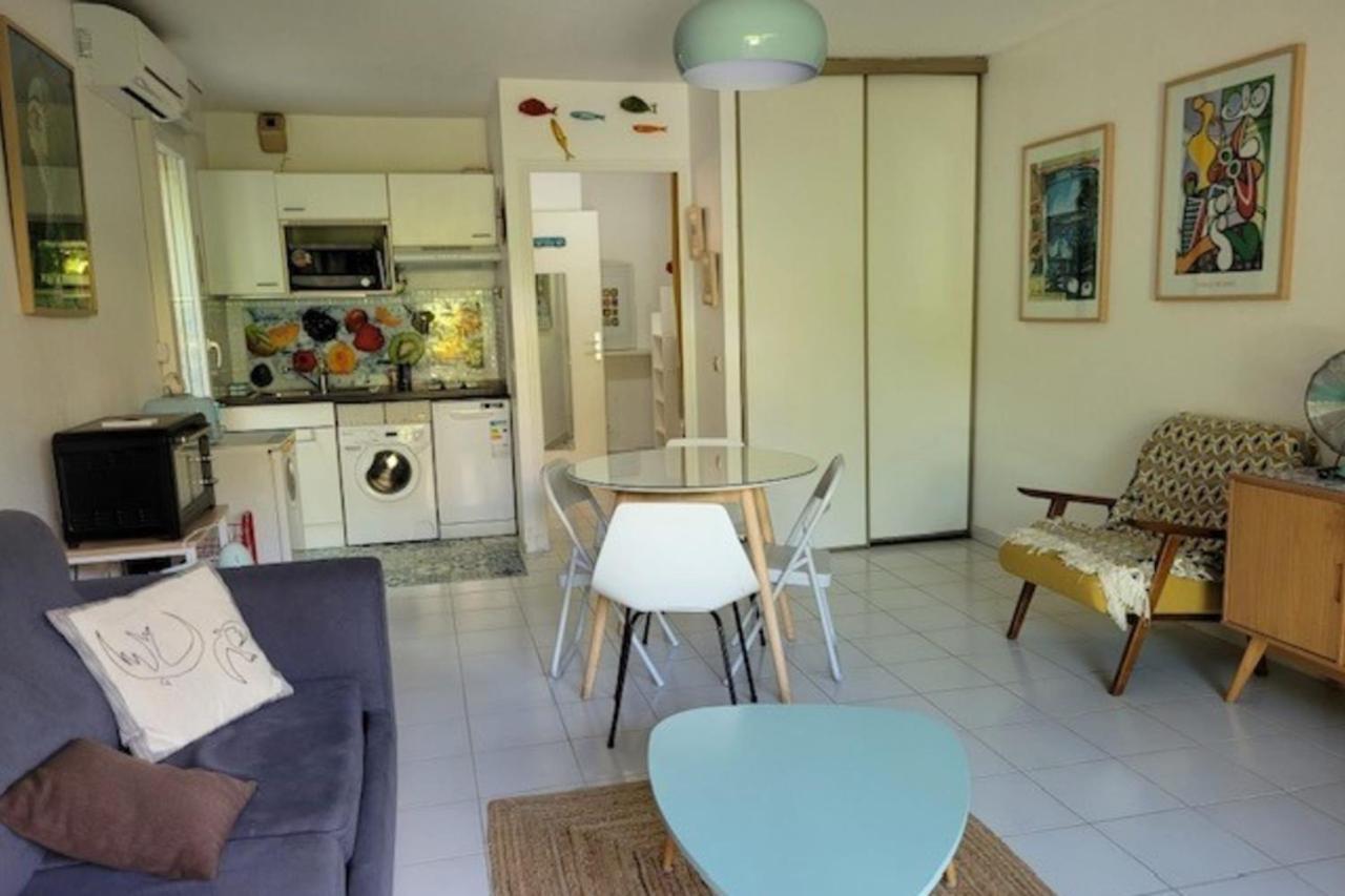 Nice Studio 30 M With Terrace And Pool Antibes Luaran gambar
